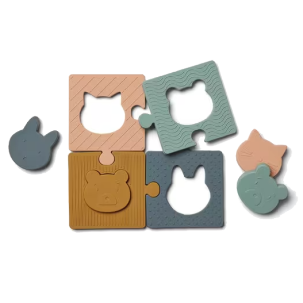 Детские силиконовые пазлы LIEWOOD Bodil Multi Mix